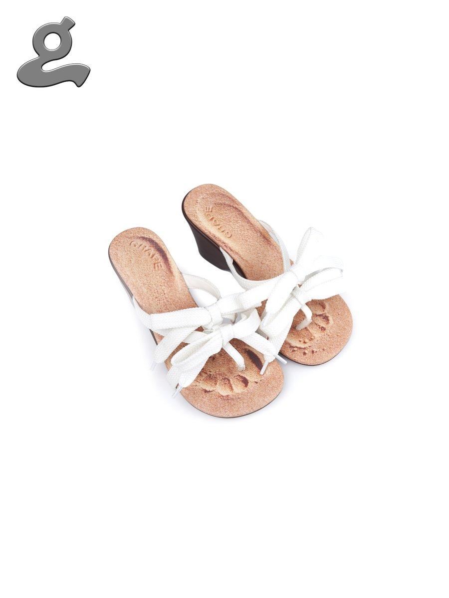Double-bow Sandals