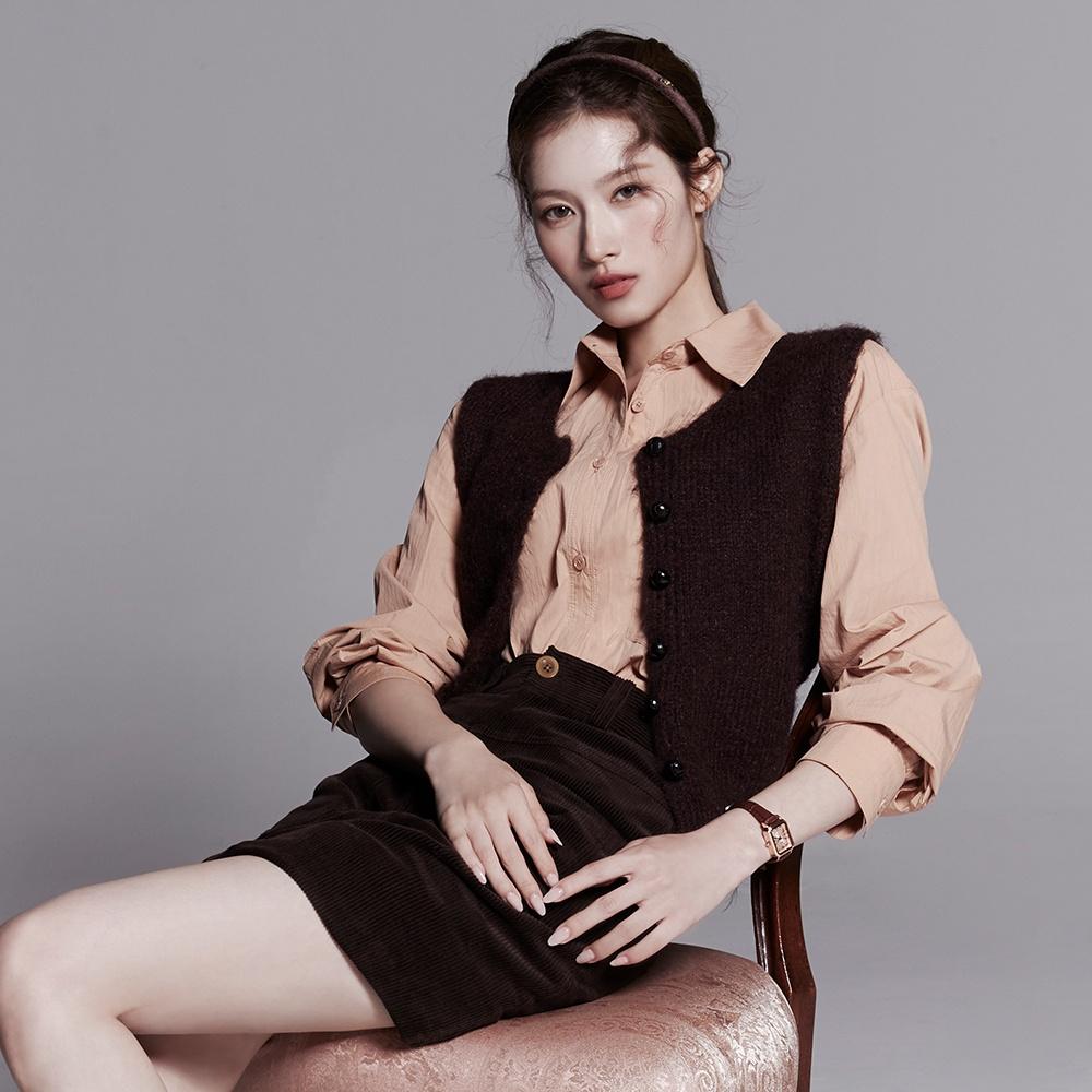 [사나 착용] LIBERTE basic shirt_2colors