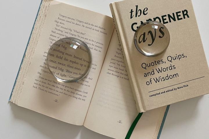 크리스탈 반구 유리 오브제 문진