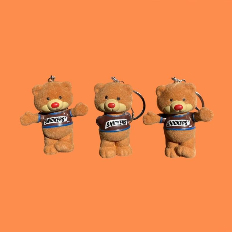 Vintage Snickers Bear Keychain_2 types