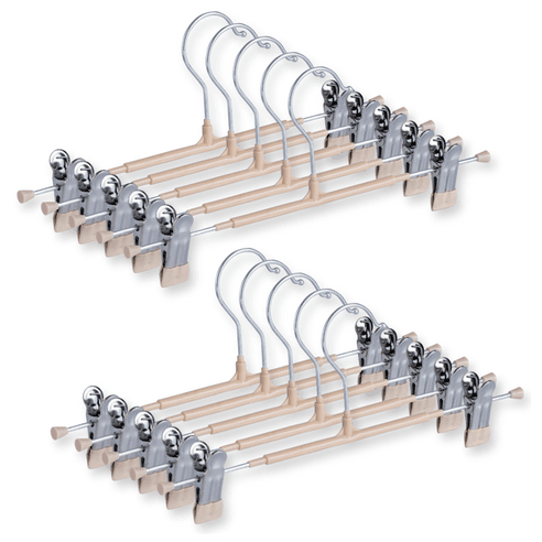 제이밀 논슬립 코팅 치마바지 걸이, 베이지, 10개 - 치마/바지걸이 | 쿠팡