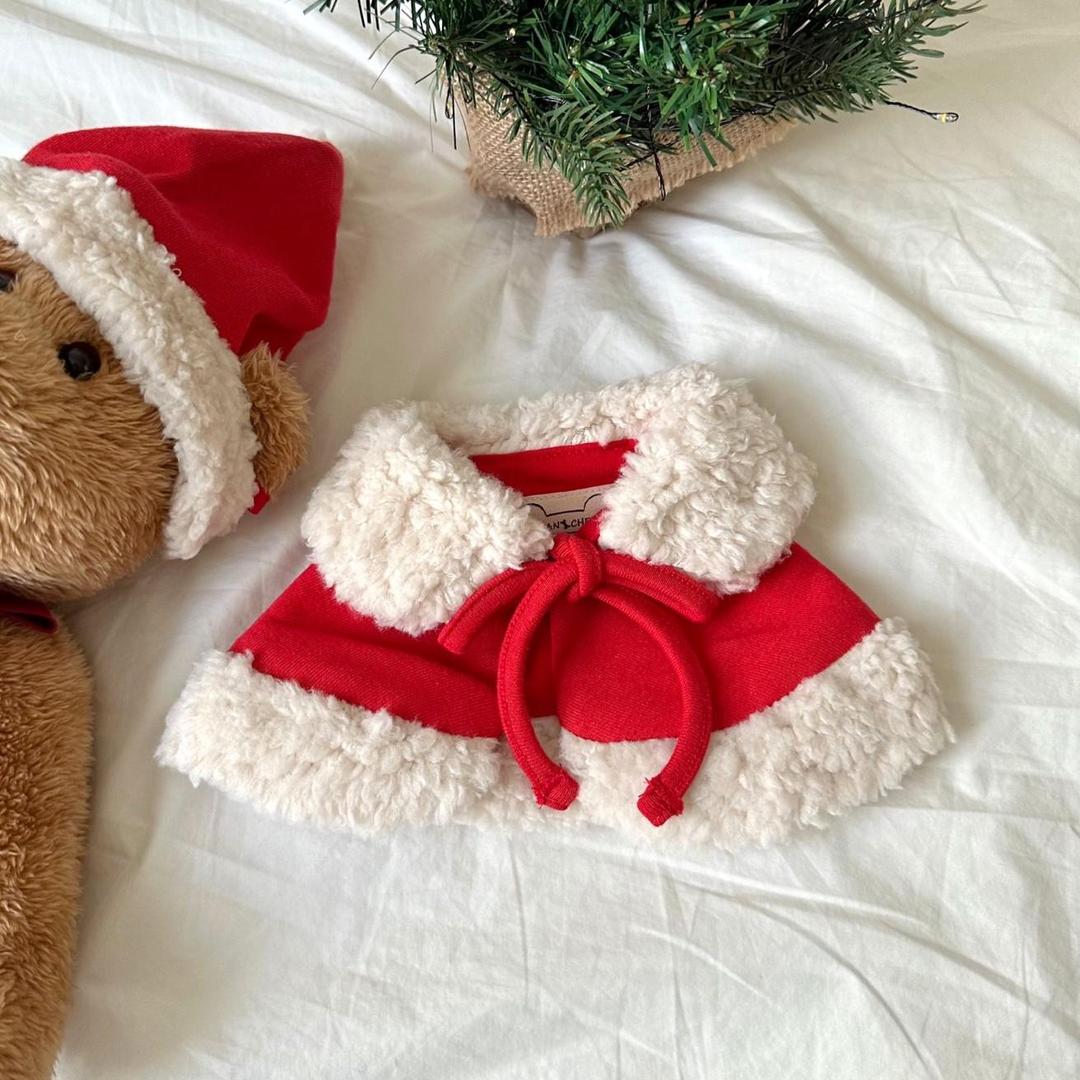 테딩 강아지 산타 망토 / 크리스마스 케이프
