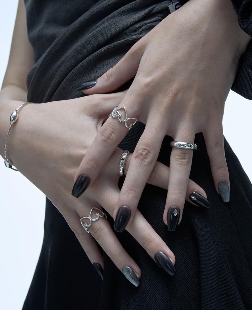 [XANADU] EDDY HEART RING l SILVER