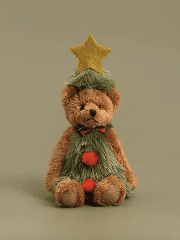 Christmas Teddy Bear Keyring - 트리 테디베어