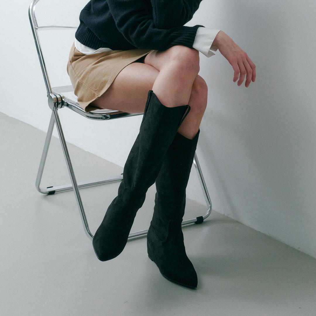 [29CM 단독] 녹스 웨지 미들부츠  412546016 (1cm)