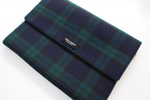 맞춤제작 블랙와치체크 아이패드/태블릿/노트북파우치