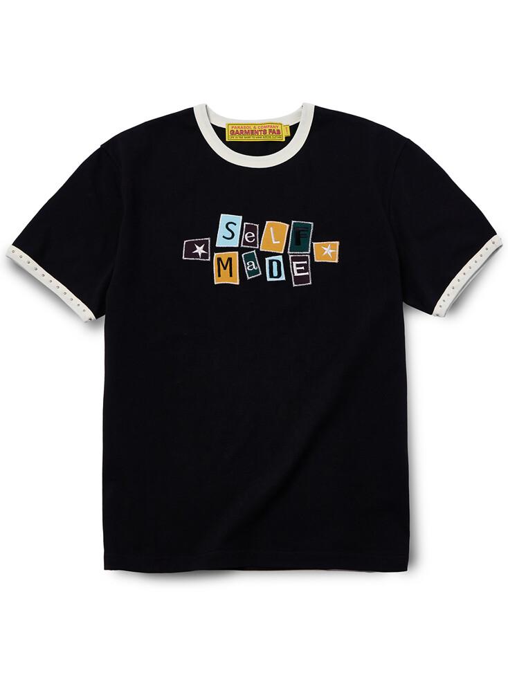 Self Made Ringer Tee (BLACK)