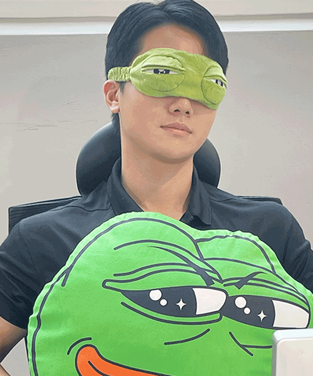 슬픈 개구리 안대 다양한 표정 가능한 안대 웃긴 신박한 쓸모없는 생일 친구 선물