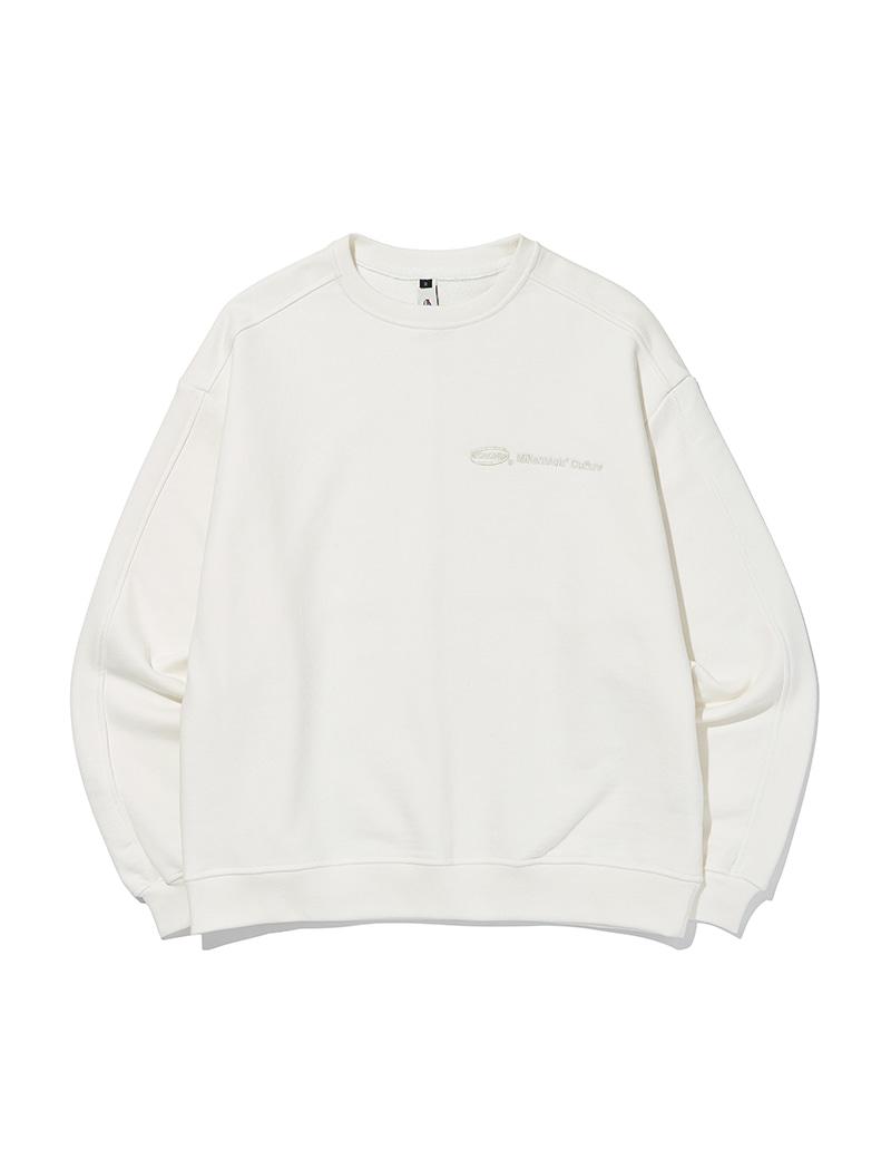 OG-logo set up crewneck [ivory]