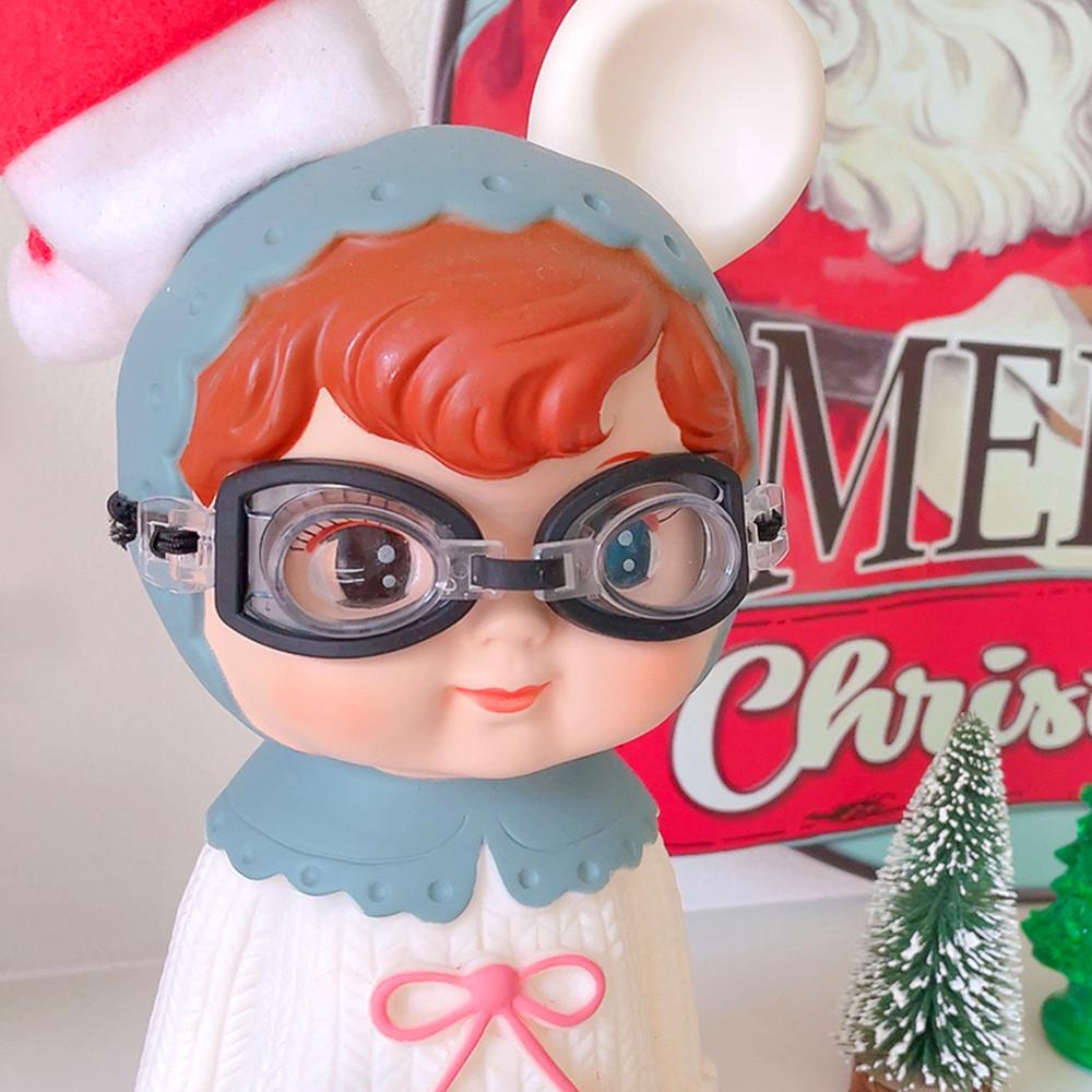 인형용 미니 물안경/큐피 피규어 인형 안경 장식 소품