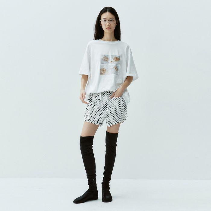 G_LOVE CAT T-SHIRT_L / WHITE [2nd Restock]
