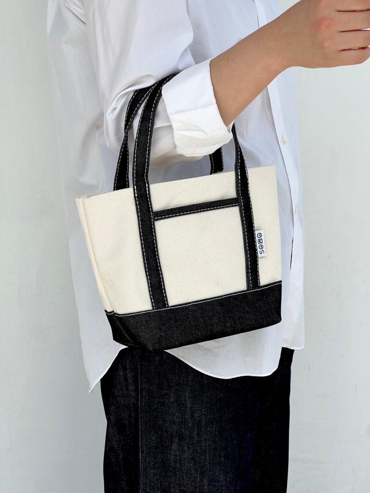 댄버스백(Denvas Bag) 귀여운 캔버스백 데님가방 캔버스토트백