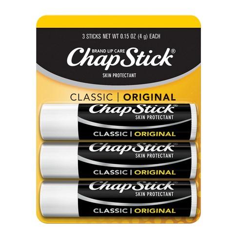 Chapstick 챕스틱 클래식 오리지널 립밤, 클래식 오리지날, 3개 - 립케어 | 쿠팡