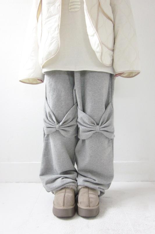 히피디피 knee ribbon sweatpants (3color)