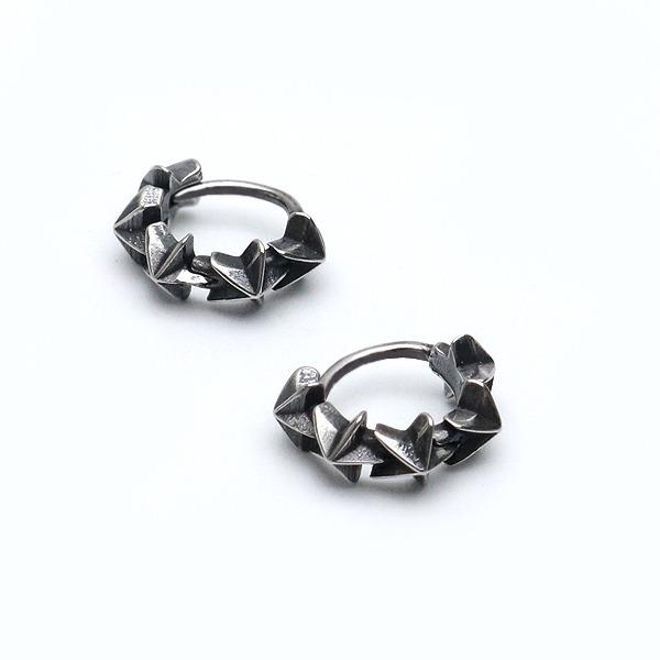 P1292 써지컬스틸 빈티지 멀티 스타 원터치 링피어싱