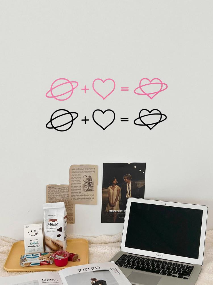 하트플래닛 벽스티커 데코스티커 2colors
