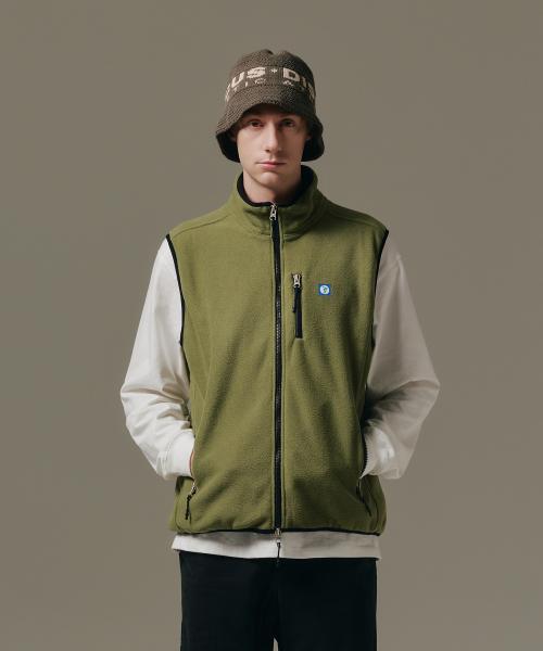 로고 플리스 베스트 모스 그린