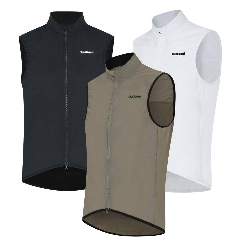 23 오스탈레띠 질렛 방풍 발수 남성여성 라이딩 자전거 의류 조끼 사이클 의류