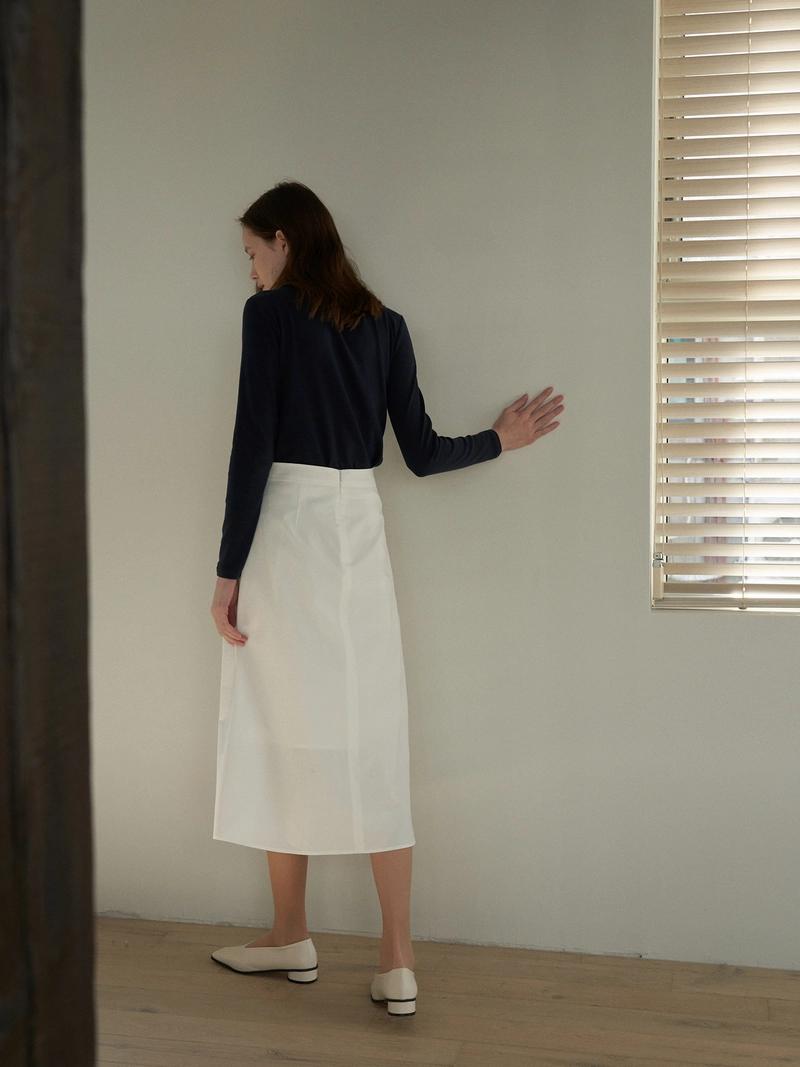 URAGO - Plain cotton skirt