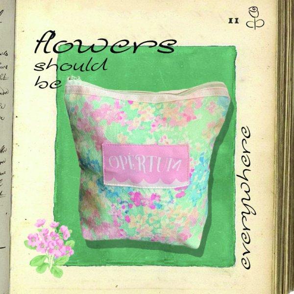 jelly floral pouch