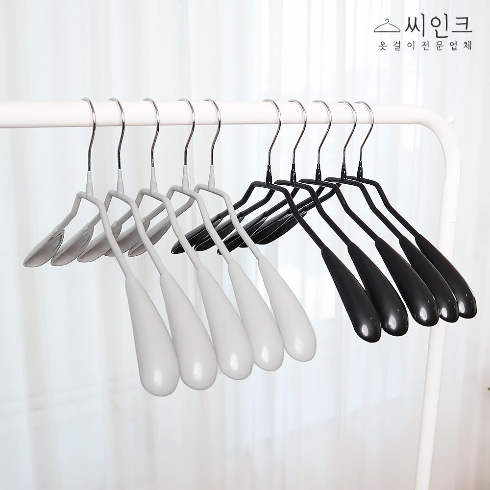 씨인크 논슬립 어깨뿔방지 옷걸이 5개 니트 코트