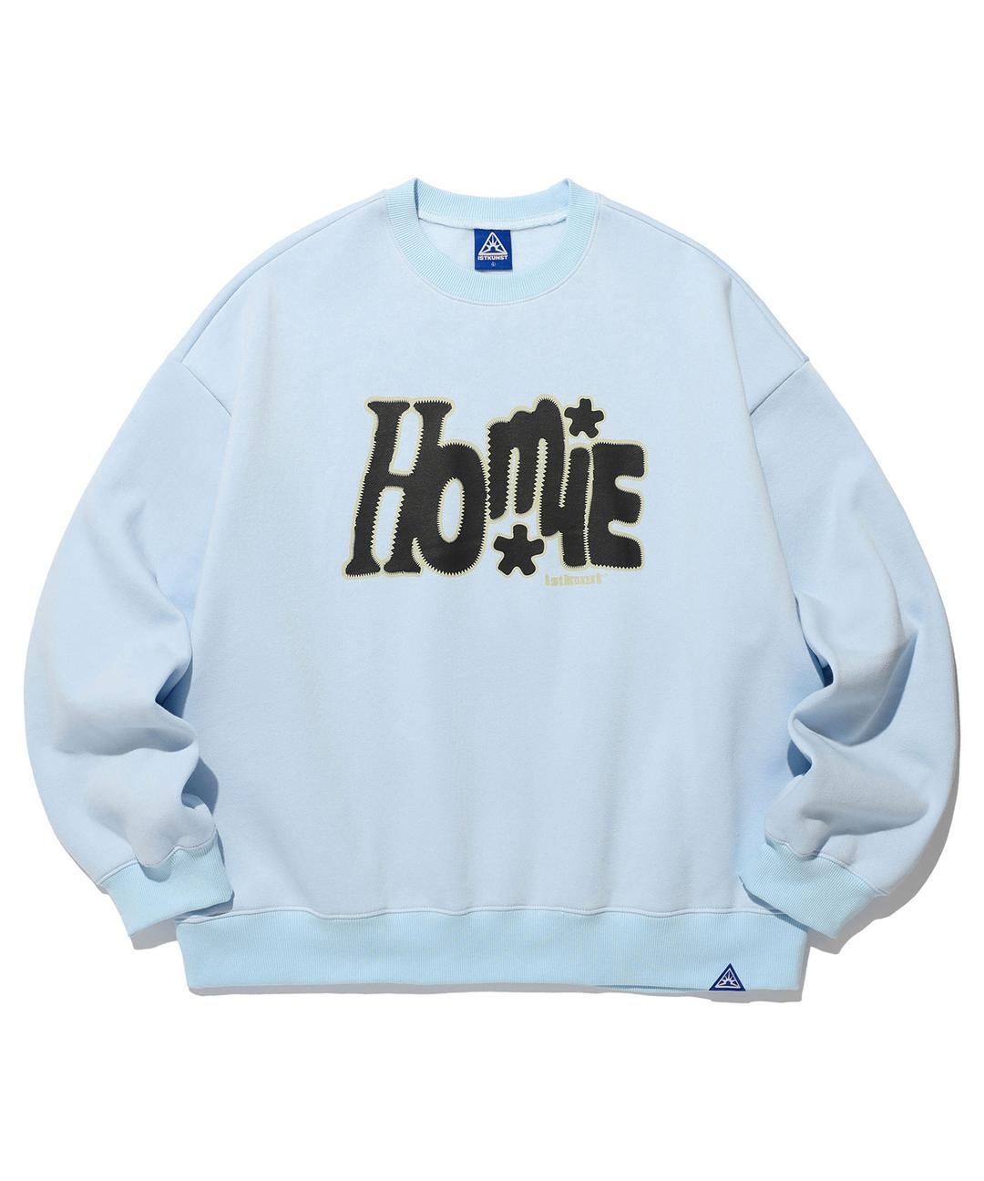 ZIGZAG LINE HOMIE SWEATSHIRTS_SKY BLUE