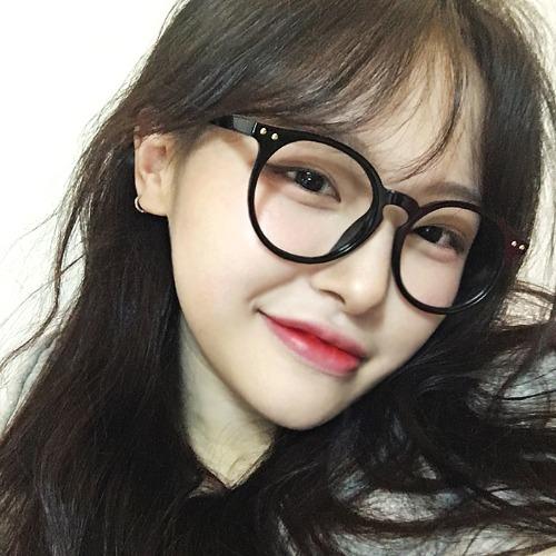 [GCC-1235]남자 여자 투명테 클리어 데일리 패션 뿔테 동글이 원형 뿔테 안경