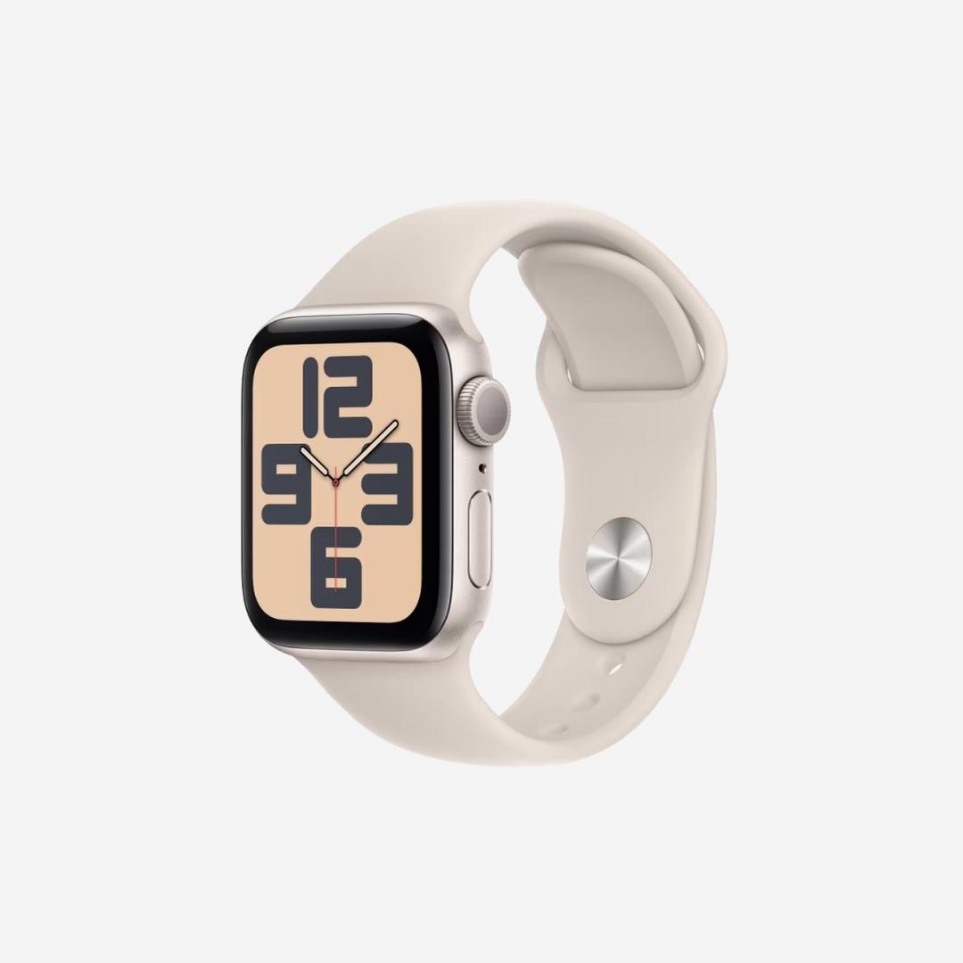 Apple Watch SE 2023 40mm GPS Starlight Aluminium Case with Sport Band S/M Starlight (Korean Ver.)