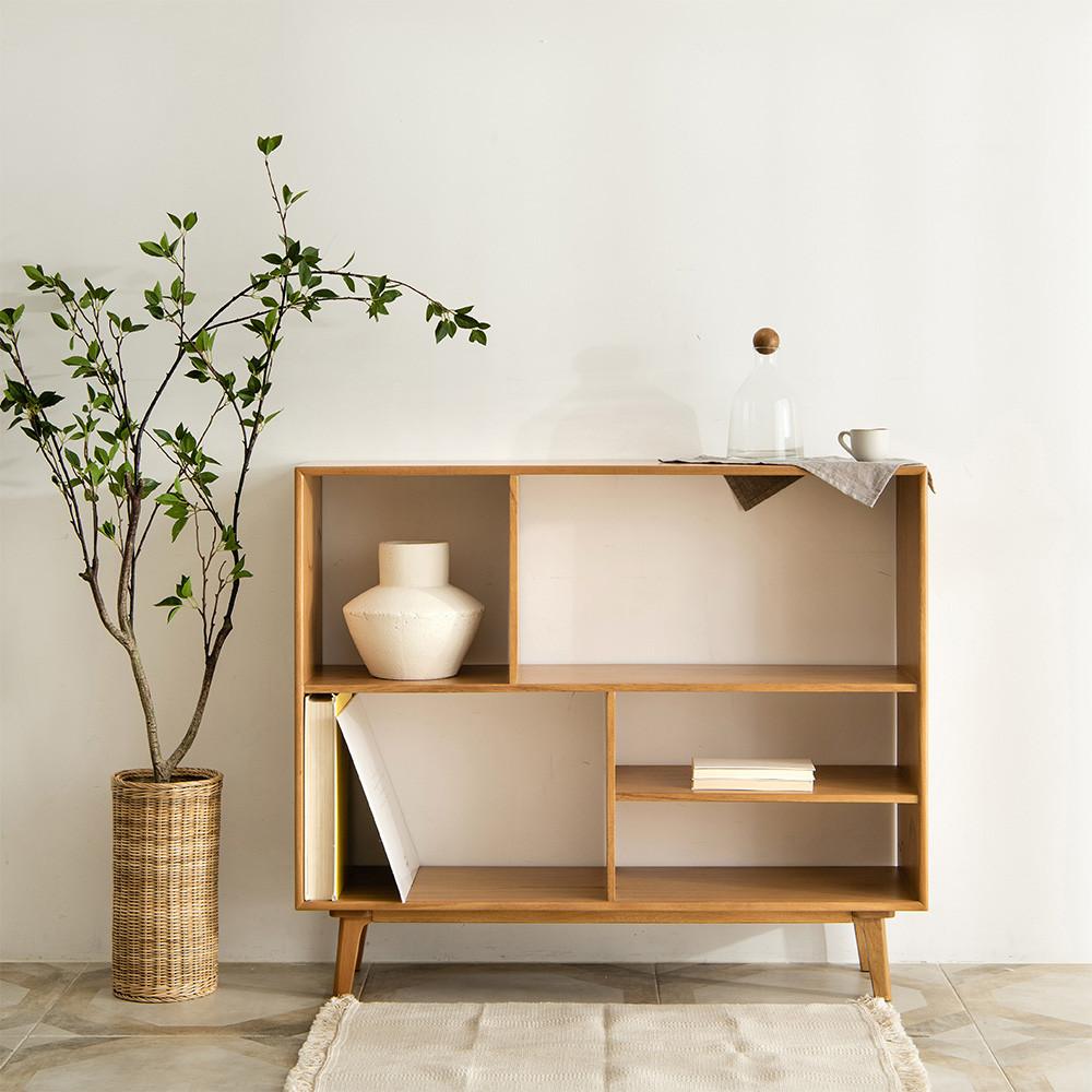 [refurb oulet] 노바레트로 파티션 수납장(허니내추럴)