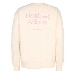 22FW 백 로고 프린팅 기모 맨투맨 크림 CR633CR