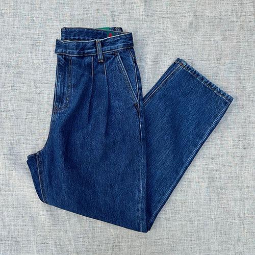 FREAD NO.73 투턱 데님 팬츠