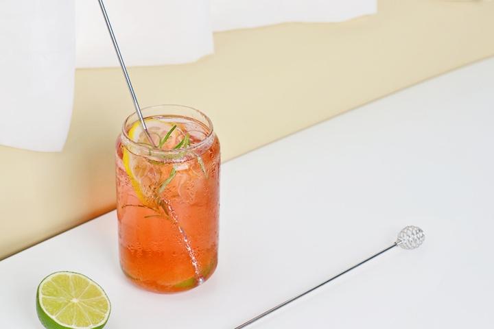 올 스텐 다용도 꿀 스푼 허니 디퍼 미니 휘핑기 앳 멀티 머들러