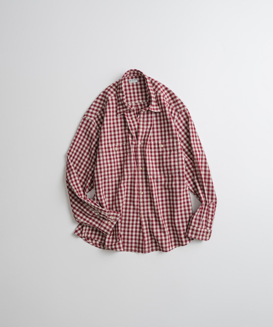 COTTON NEP ROVER SHIRTS "red check\"