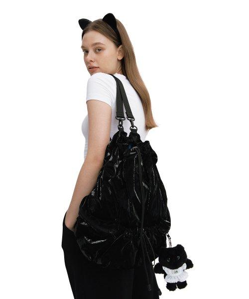 심볼 로고 타이벡 스트링백 BLACK