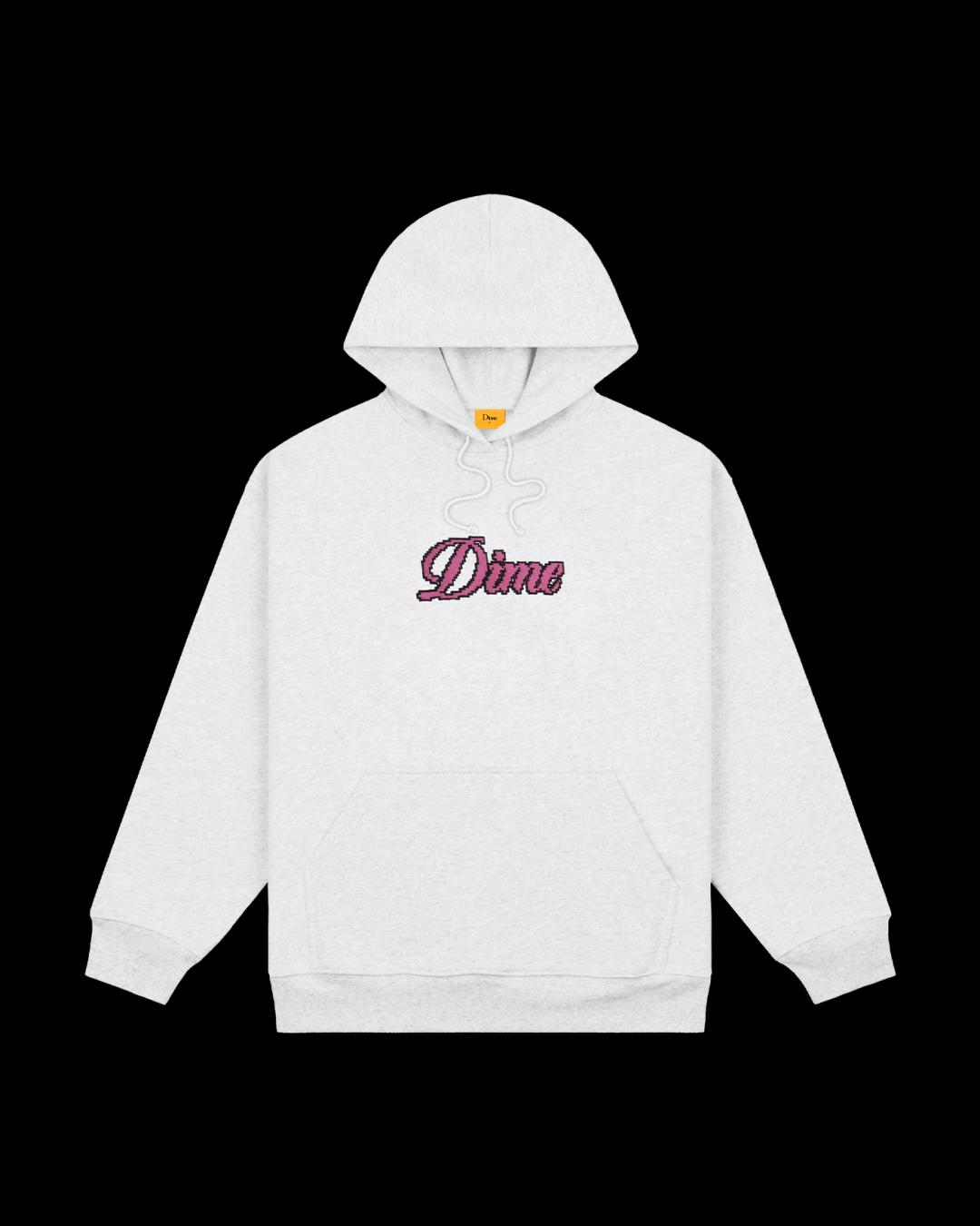 다임 픽셀 커시브 후디 애쉬 DIMEFA2419ASH | 카시나 KASINA