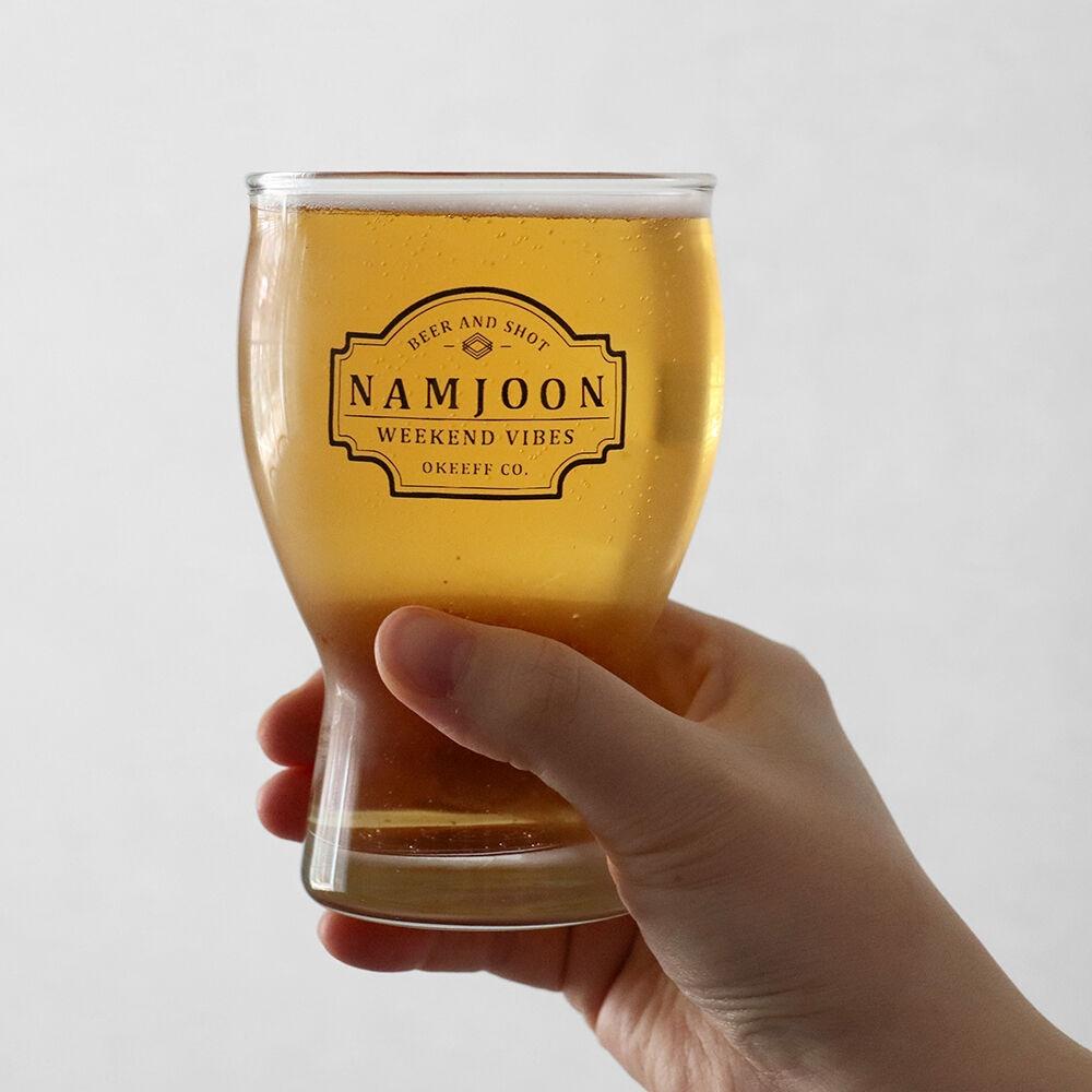 주문제작 레터링 맥주잔