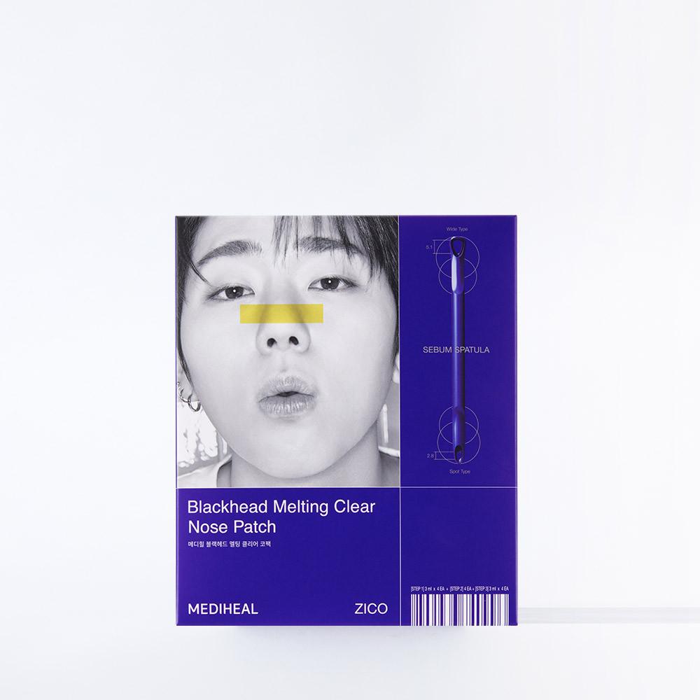 메디힐X지코 블랙헤드 멜팅 클리어 코팩 4매입