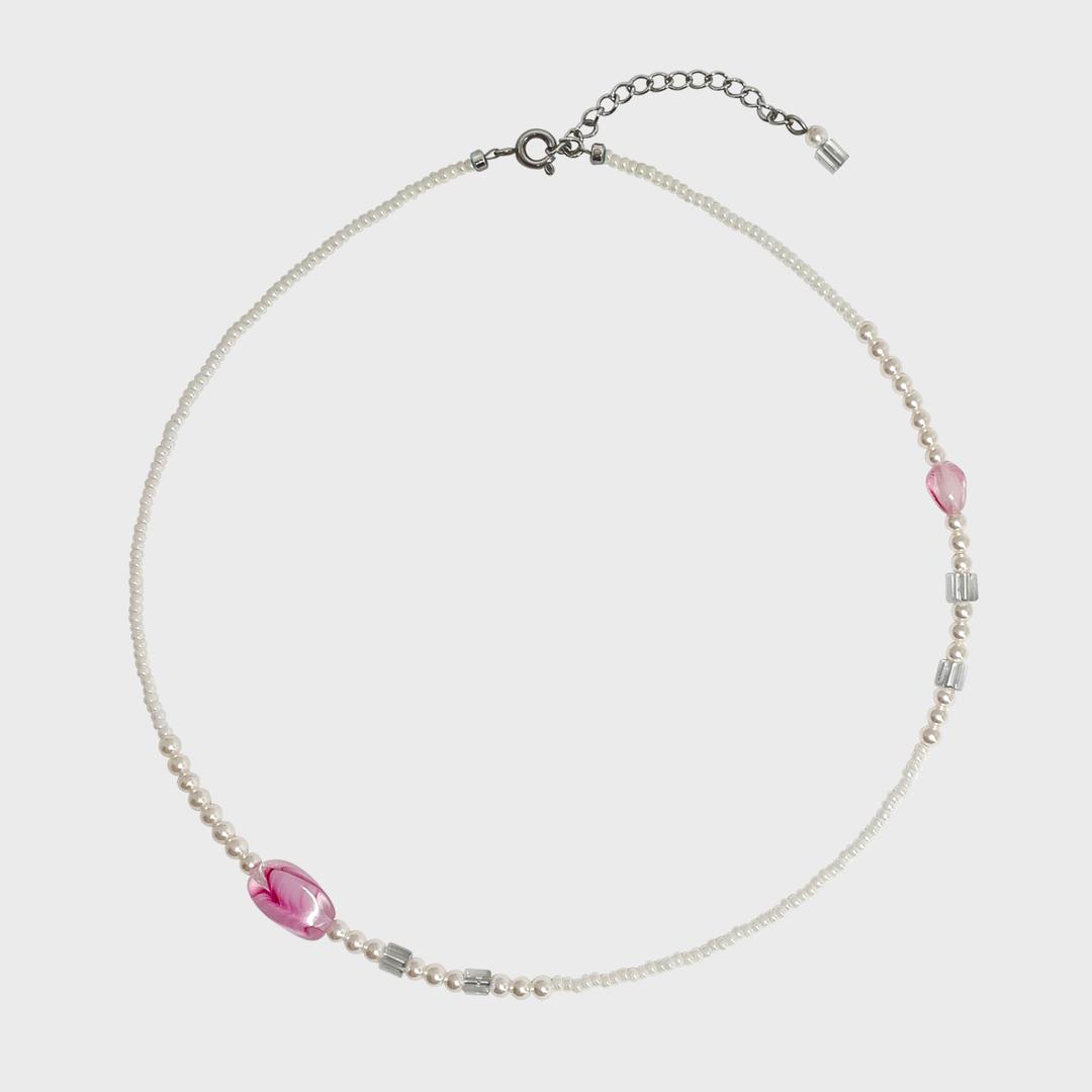 [케플러 히카루 착용]Peach Glow Necklace