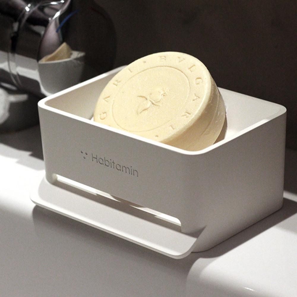 헤빗타민 물빠짐이 좋은 기울어진 배수형 비누각 욕실 주방 인테리어를 위한 비누받침대