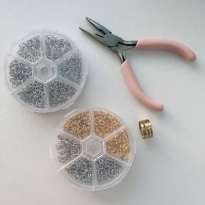 애니윙 DIY 악세서리 오링 부자재, 1개, 실버