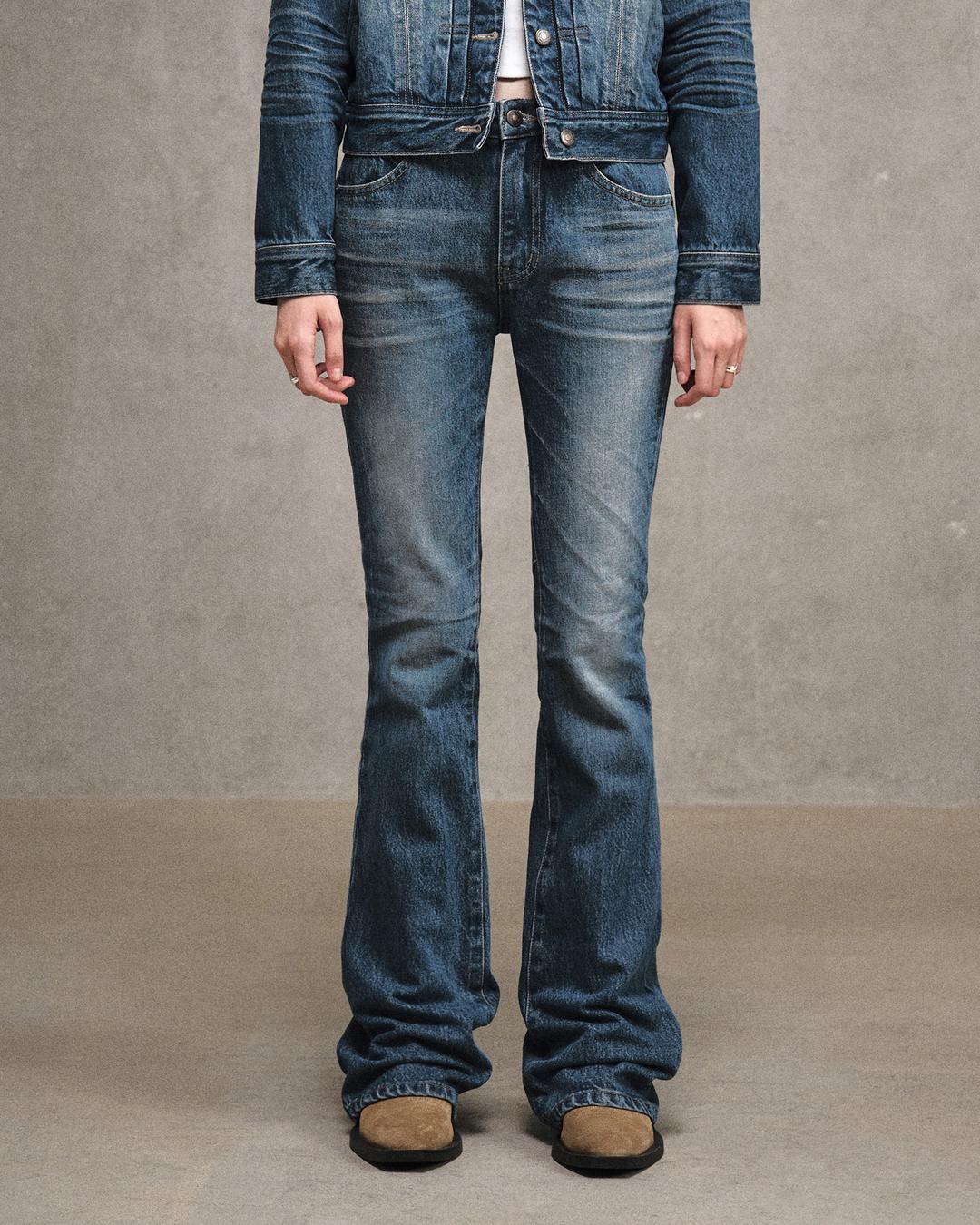 (W)잔느 플레어 데님 FRENCH BLUE