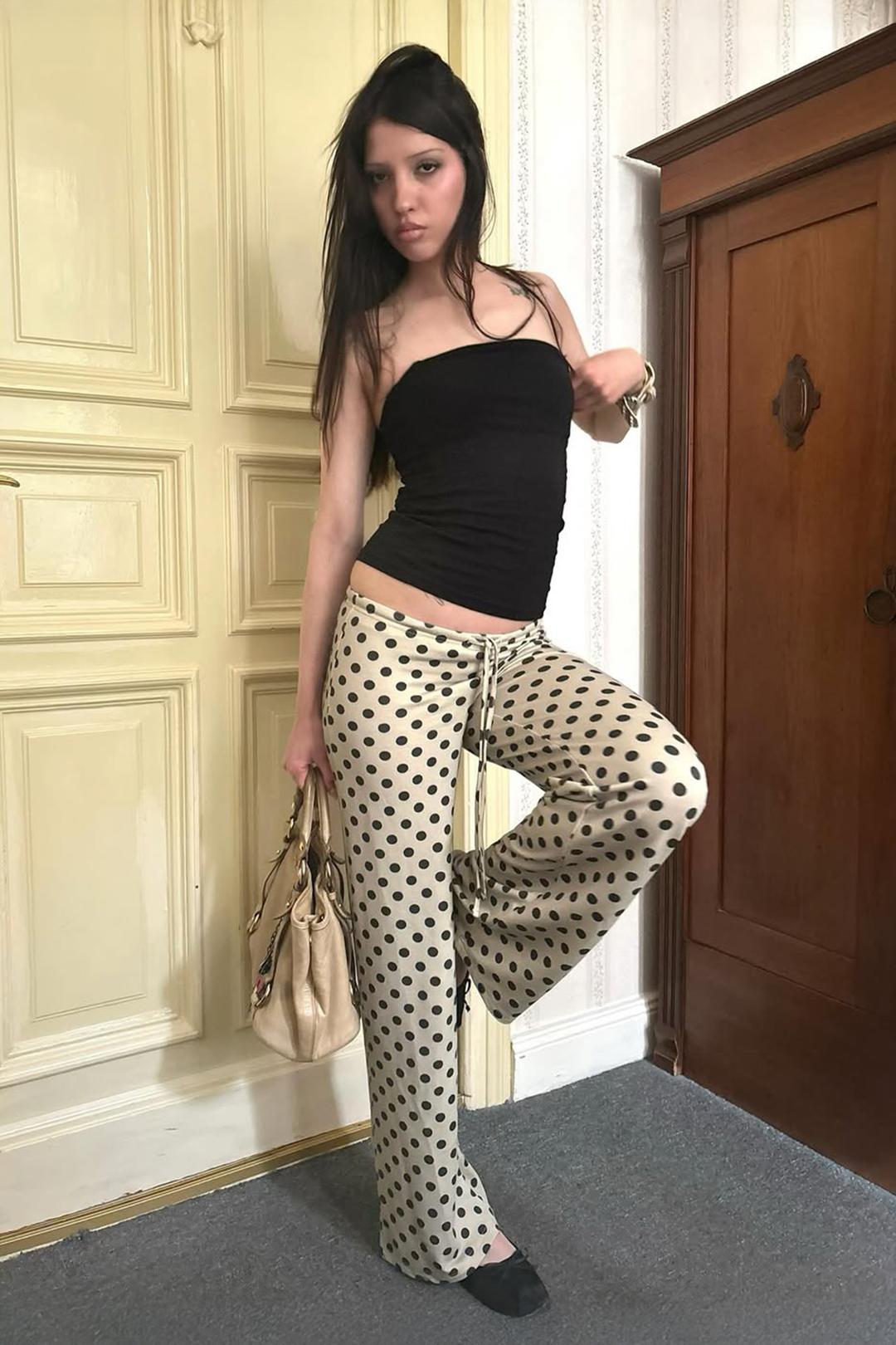 Summer To Go Pants Dotted