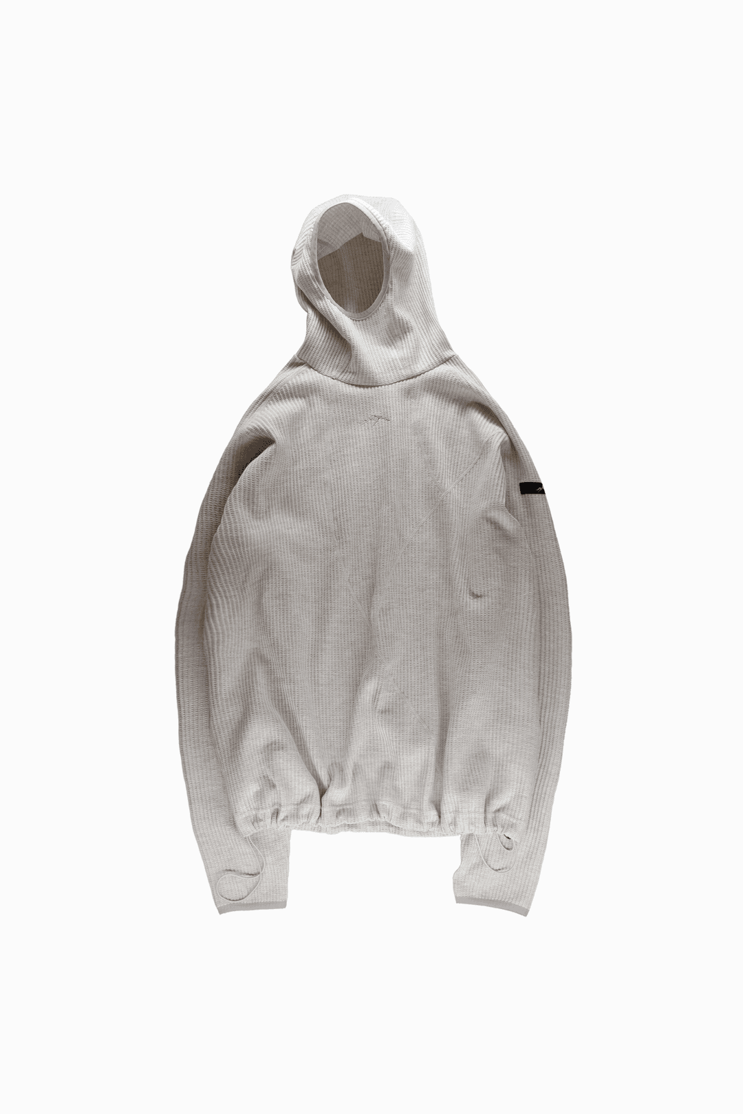 waffle warmer hoodie (cream color)
