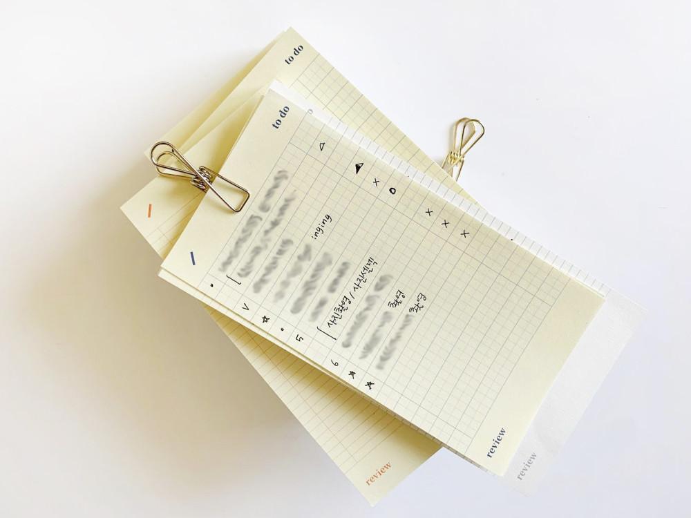 [리] 체크써클 떡메모지