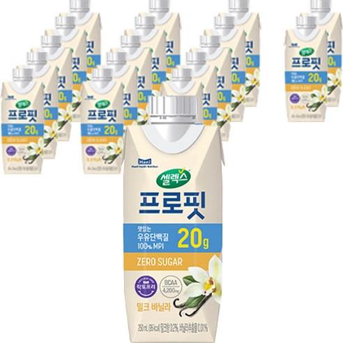 셀렉스 프로핏 우유단백질 밀크 바닐라, 250ml, 18개 - 헬스/다이어트식품 | 쿠팡