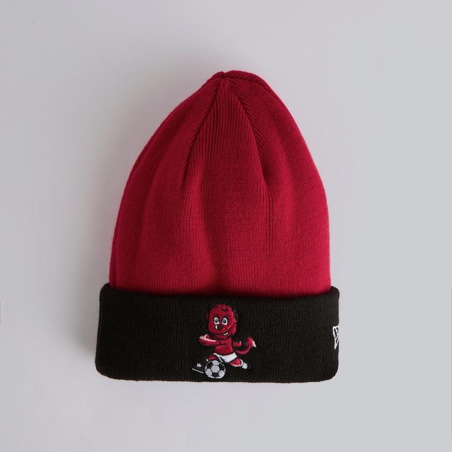 Manchester United x New Era Kids Fred The Red Beanie Red