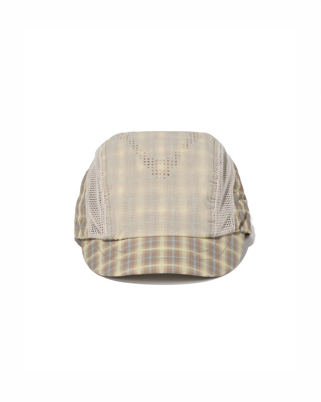 LIGHT TRAIL CAP_BEIGE CHECK