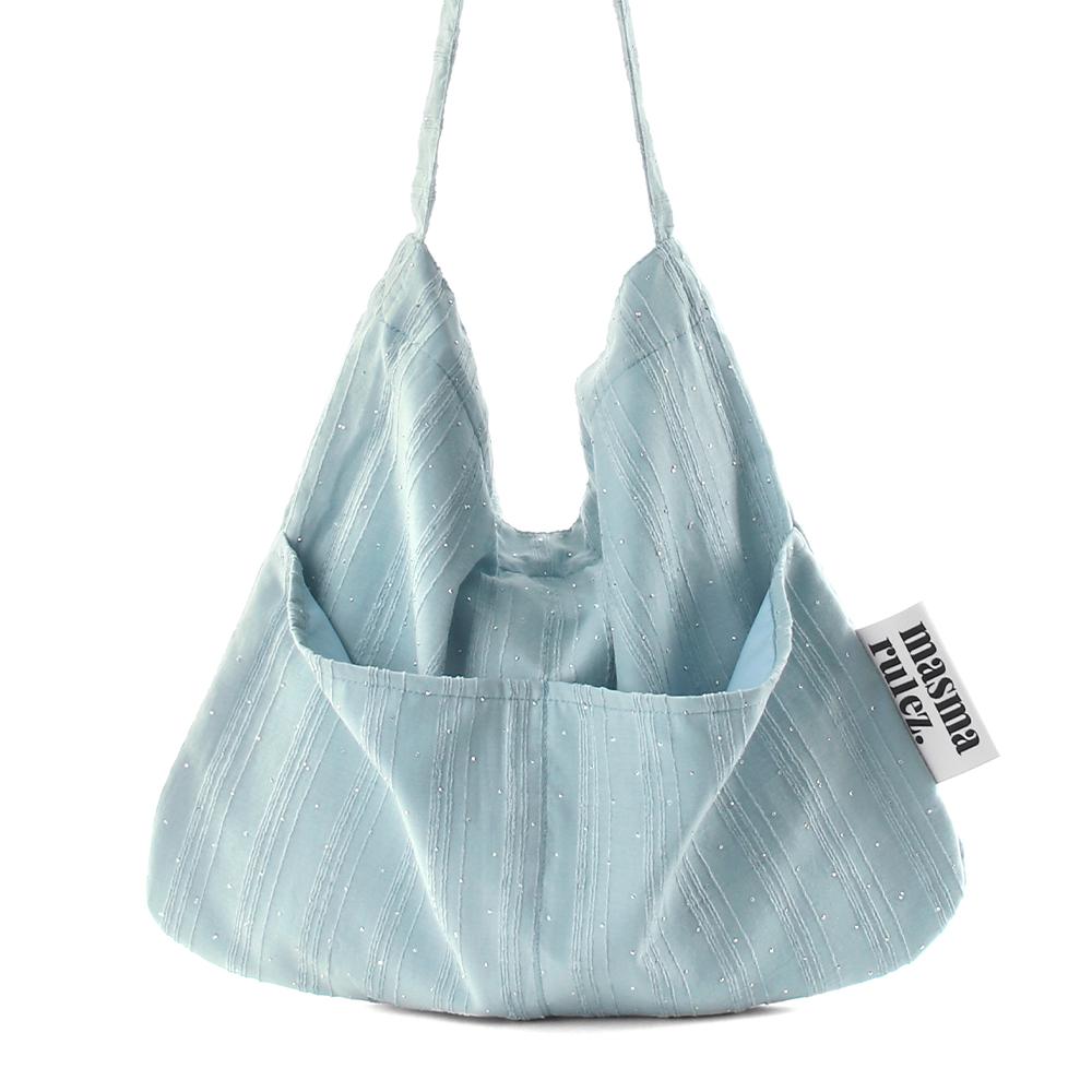 마스마룰즈 [✨지그재그 단독] Rabbit eco bag_Sun shower Blue