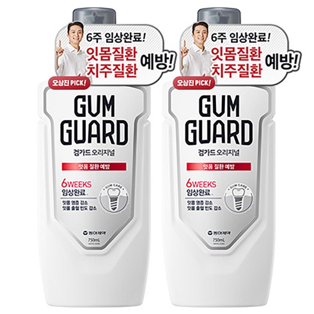검가드 오리지널 구강청결제, 750ml, 2개 - 구강청결제 | 쿠팡
