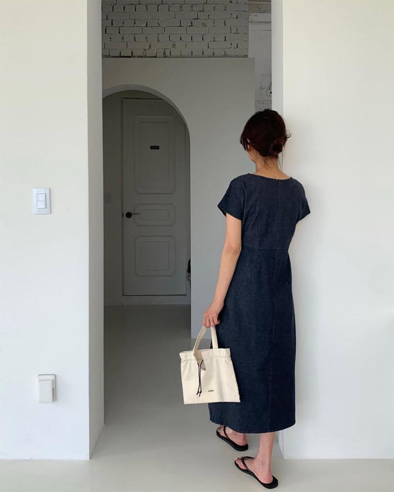 [당일배송/재진행] 드온도 생지 데님 롱원피스 숏원피스 (2type)